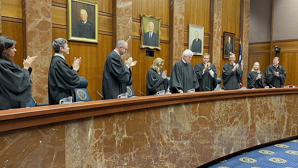 The Court applauds Chief Justice Nathan L. Hecht