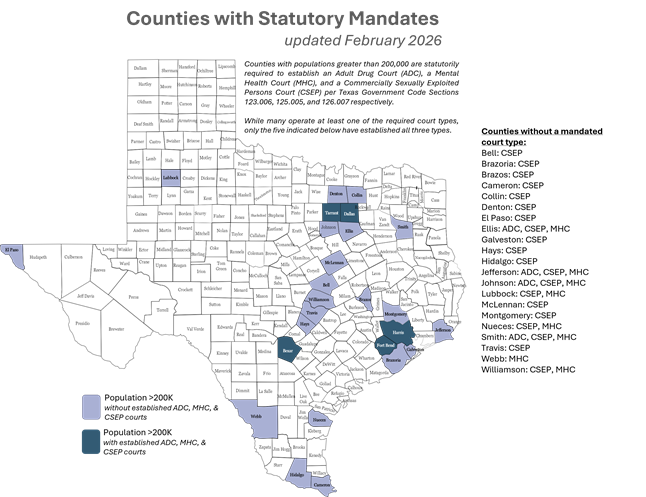 map of counties with statutory mandates